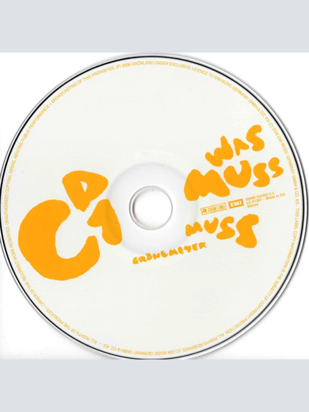 CD / Herbert Grönemeyer - Was Muss Muss - Best Of