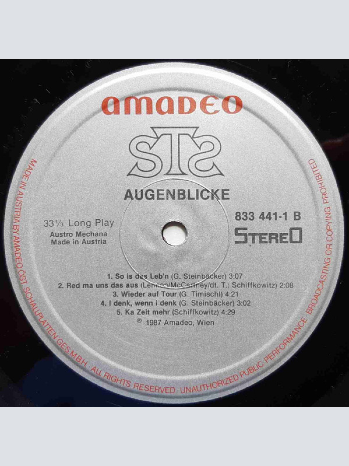 Vinyl / STS (3) - Augenblicke