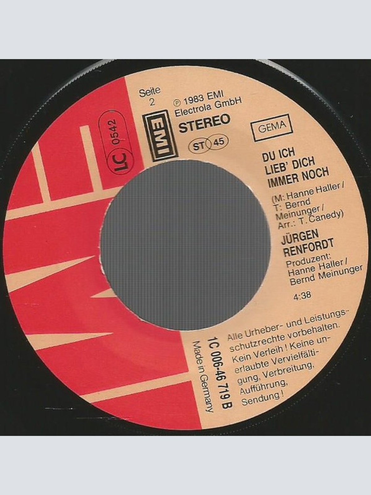 Vinyl / Jürgen Renfordt - No Amigo No