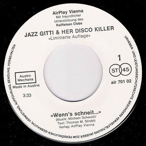 Vinyl / Jazz Gitti & Her Disco Killers* - Wenn's Schneit