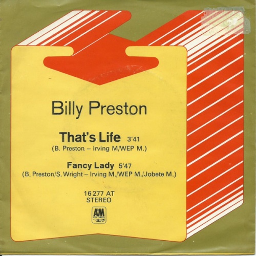 Vinyl / Billy Preston - That's Life / Fancy Lady