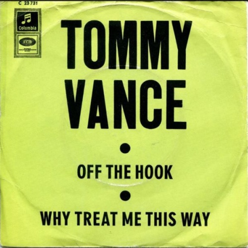 Vinyl / Tommy Vance - Off The Hook / Why Treat Me This Way