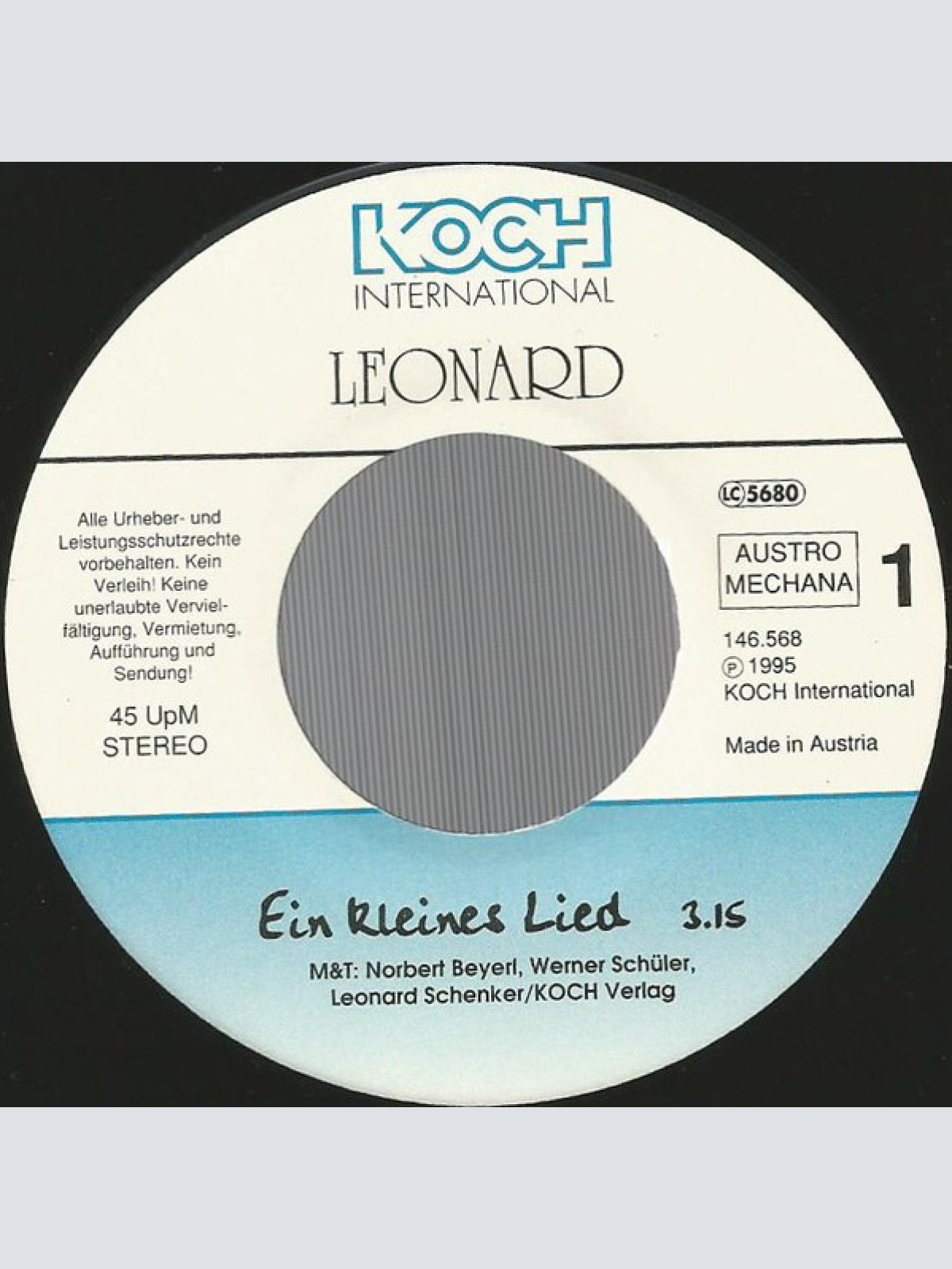 Vinyl / Leonard - Ein Kleines Lied