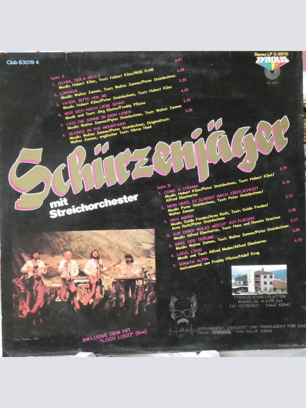 Vinyl / Schürzenjäger - Schürzenjäger Mit Streichorchester