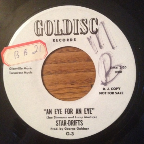 Vinyl / The Star-Drifts - An Eye For An Eye / She's Gone