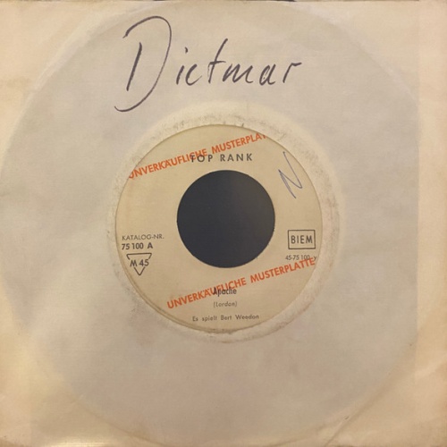 Vinyl / Bert Weedon - Apache / Lonely Guitar