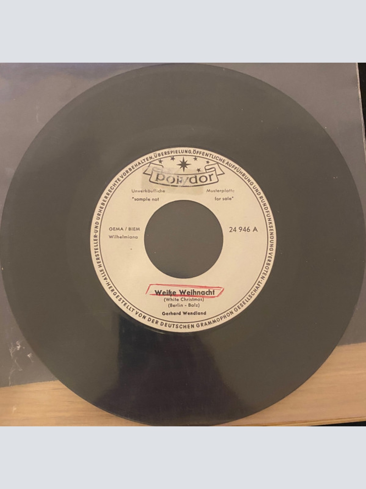 Vinyl / Gerhard Wendland - Weiße Weihnacht (White Christmas)