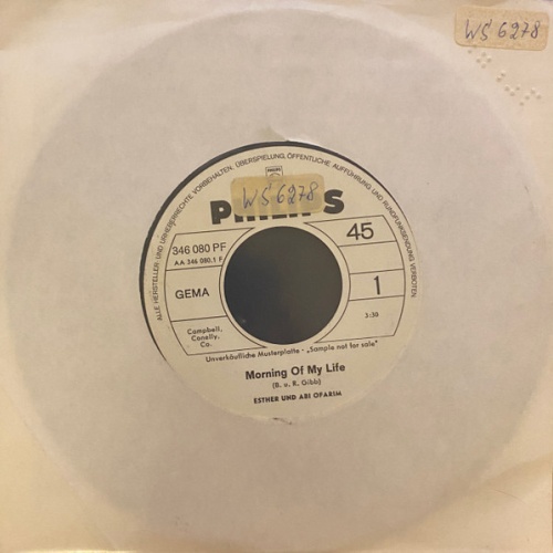 Vinyl / Esther & Abi Ofarim - Morning Of My Life / Garden Of My Home