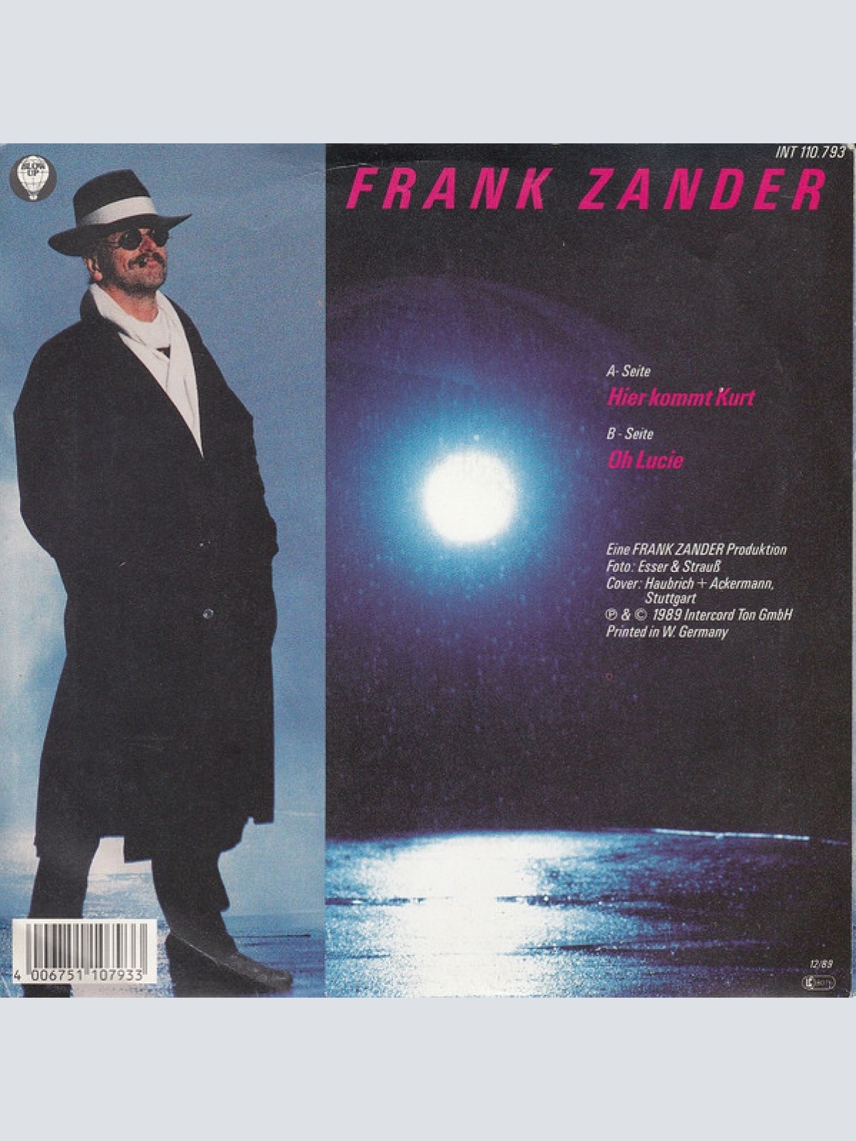Vinyl / Frank Zander - Hier Kommt Kurt