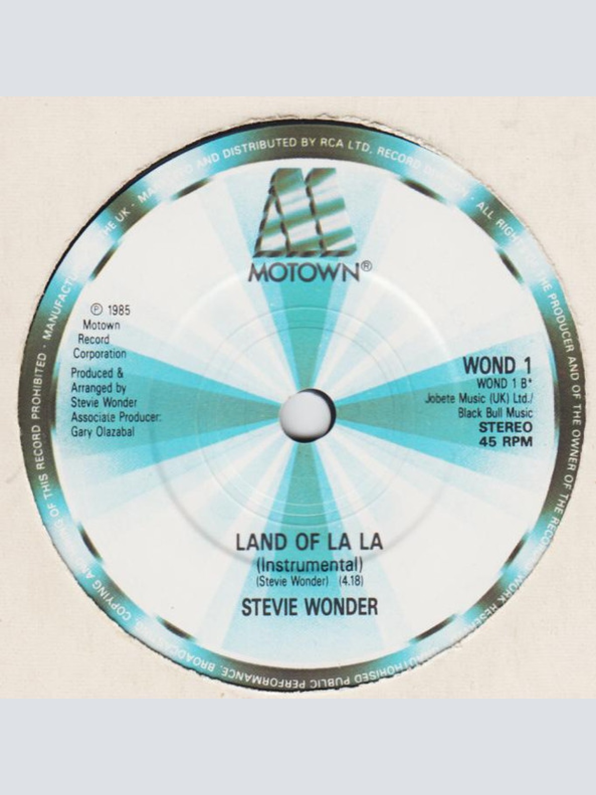 Vinyl / Stevie Wonder - Land Of La La