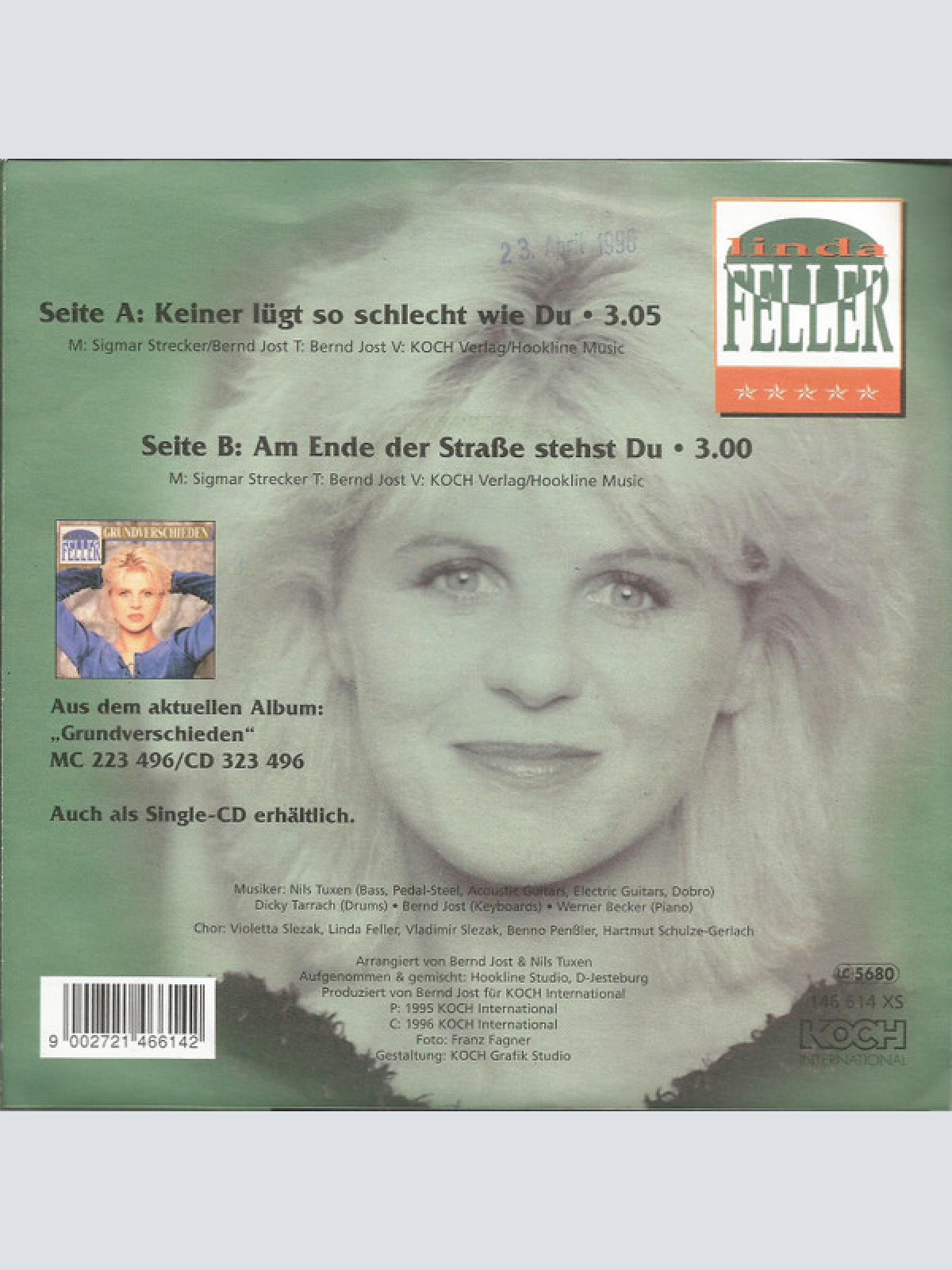 Vinyl / Linda Feller - Keiner Lügt So Schlecht Wie Du