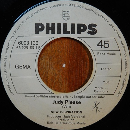 Vinyl / New Inspiration - Judy Please