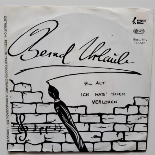 Vinyl / Bernd Urlaub - Zu Alt