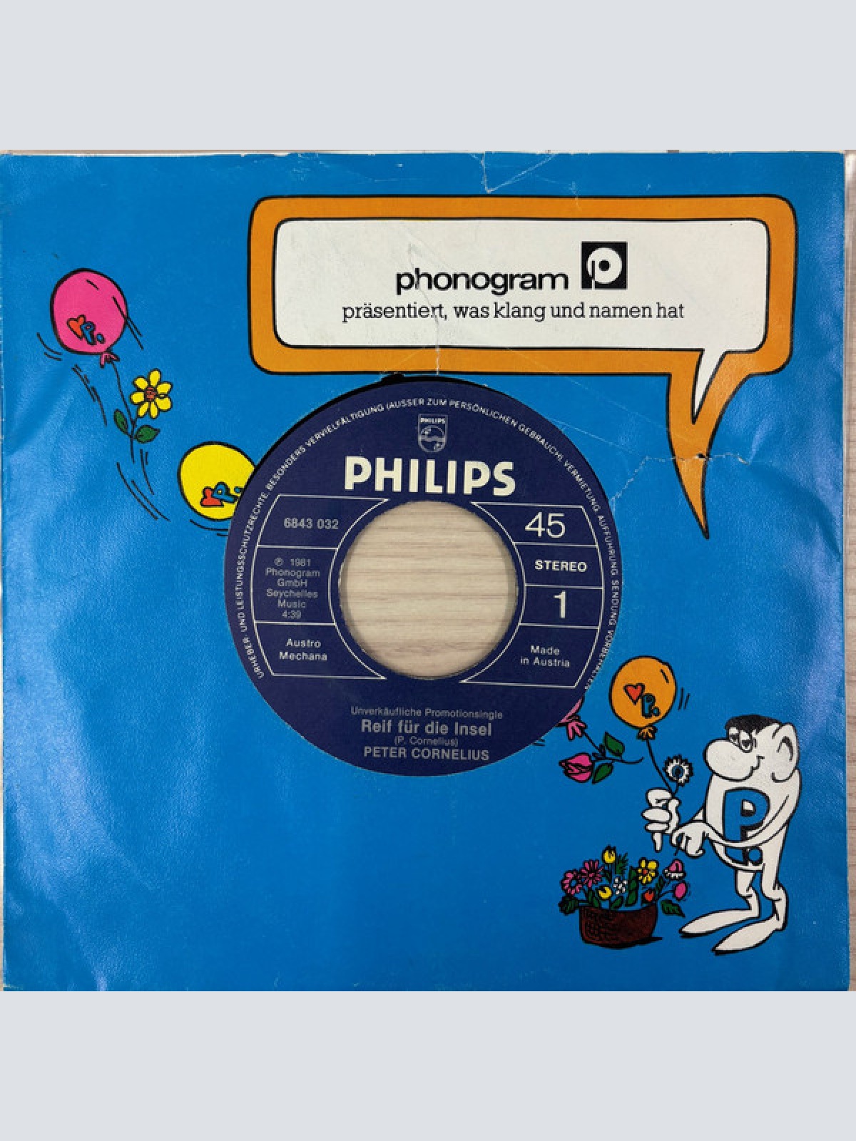 Vinyl / Peter Cornelius - Reif Für Die Insel