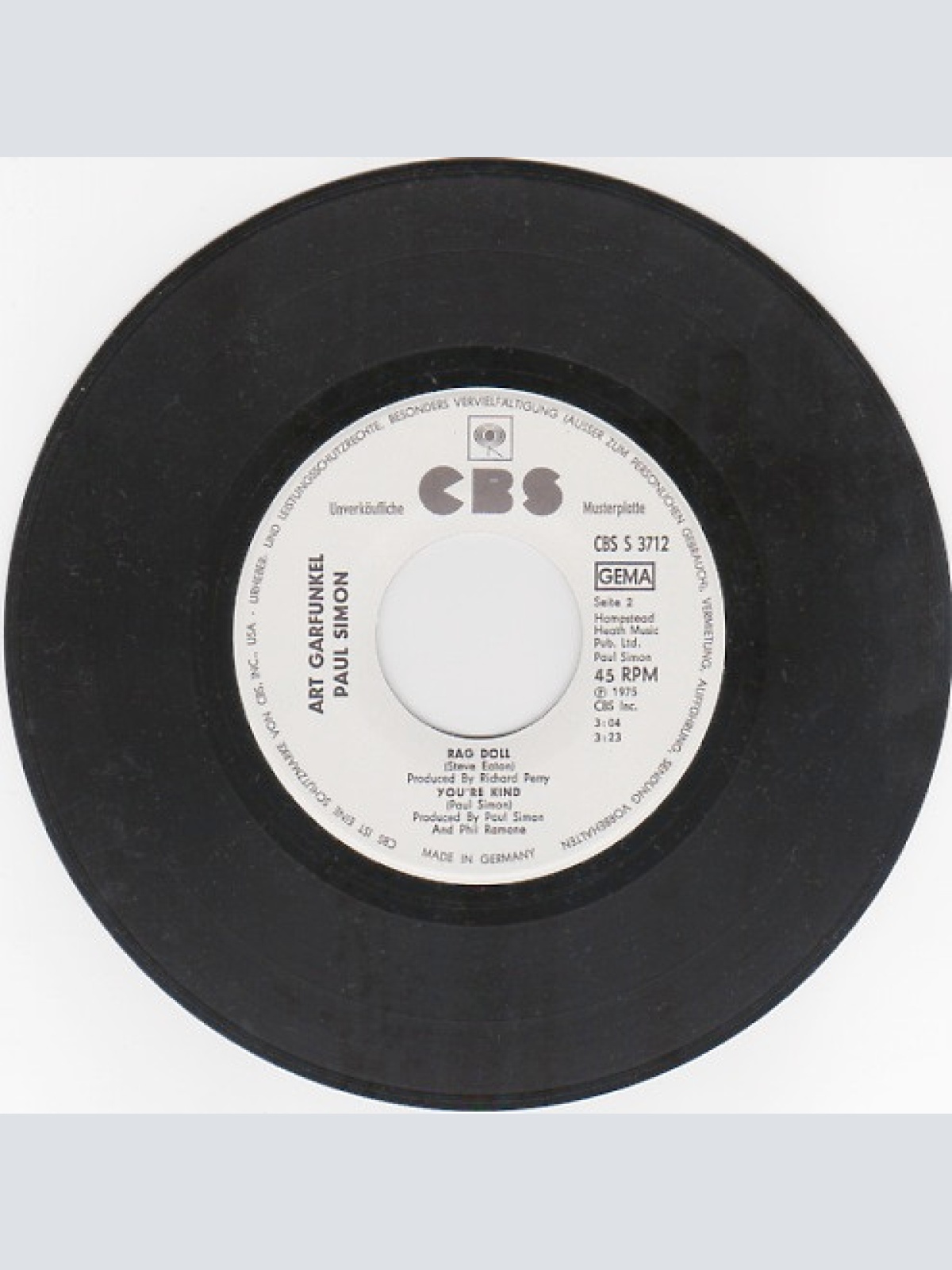 Vinyl / Simon And Garfunkel* / Art Garfunkel / Paul Simon - My Little Town / Rag Doll / You're Kind