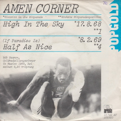 Vinyl / Amen Corner - High In The Sky / (If Paradise Is) Half As Nice