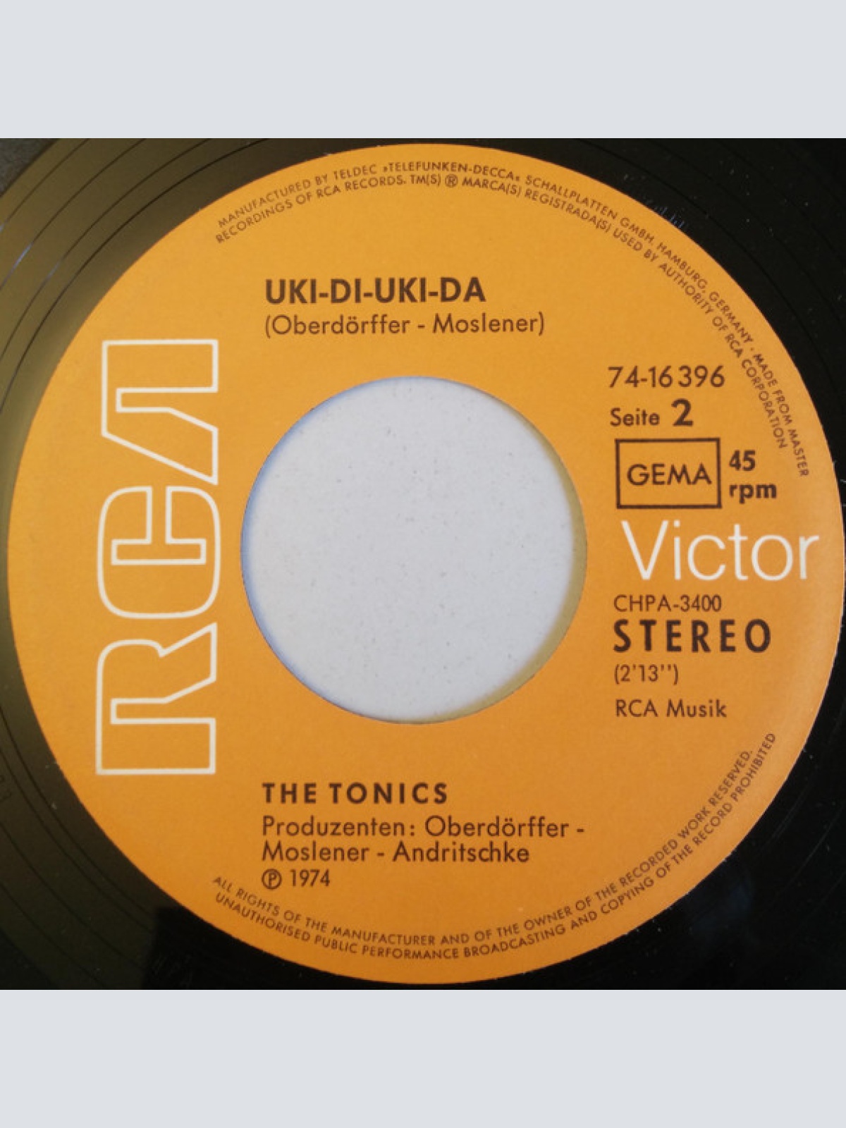 Vinyl / The Tonics - Rosy, Rosy