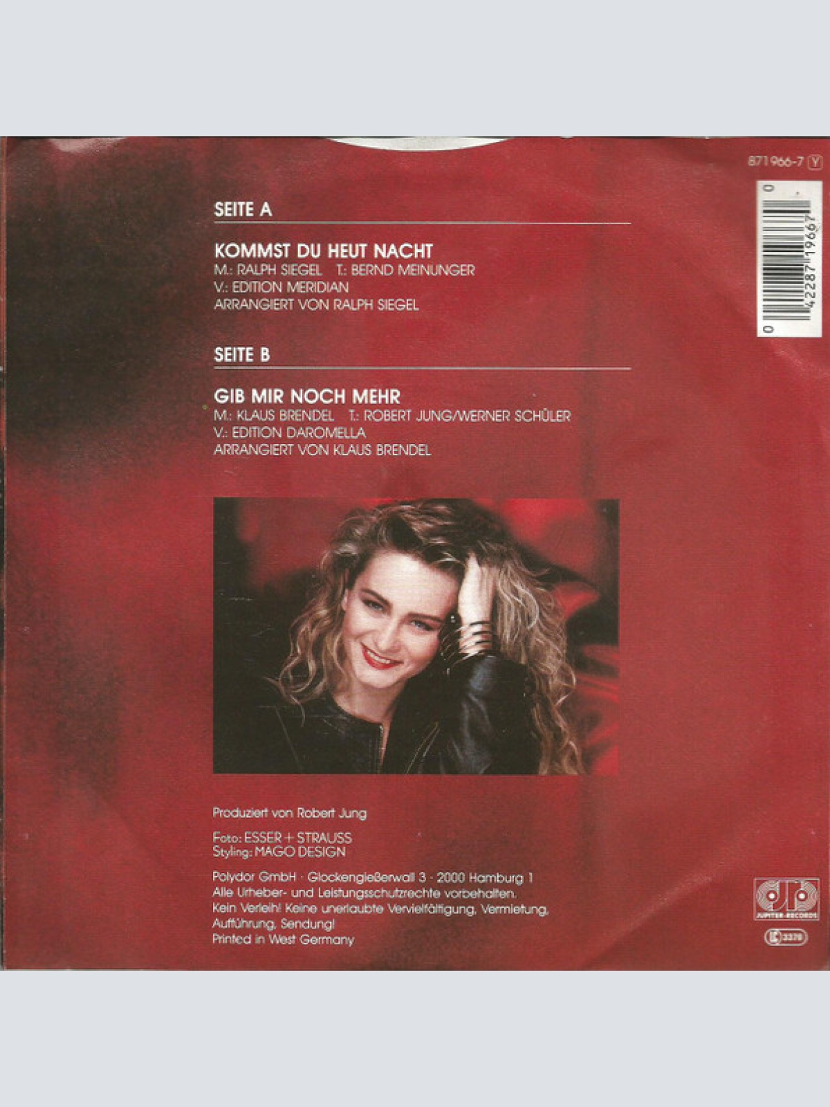 Vinyl / Nicole (2) - Kommst Du Heut' Nacht