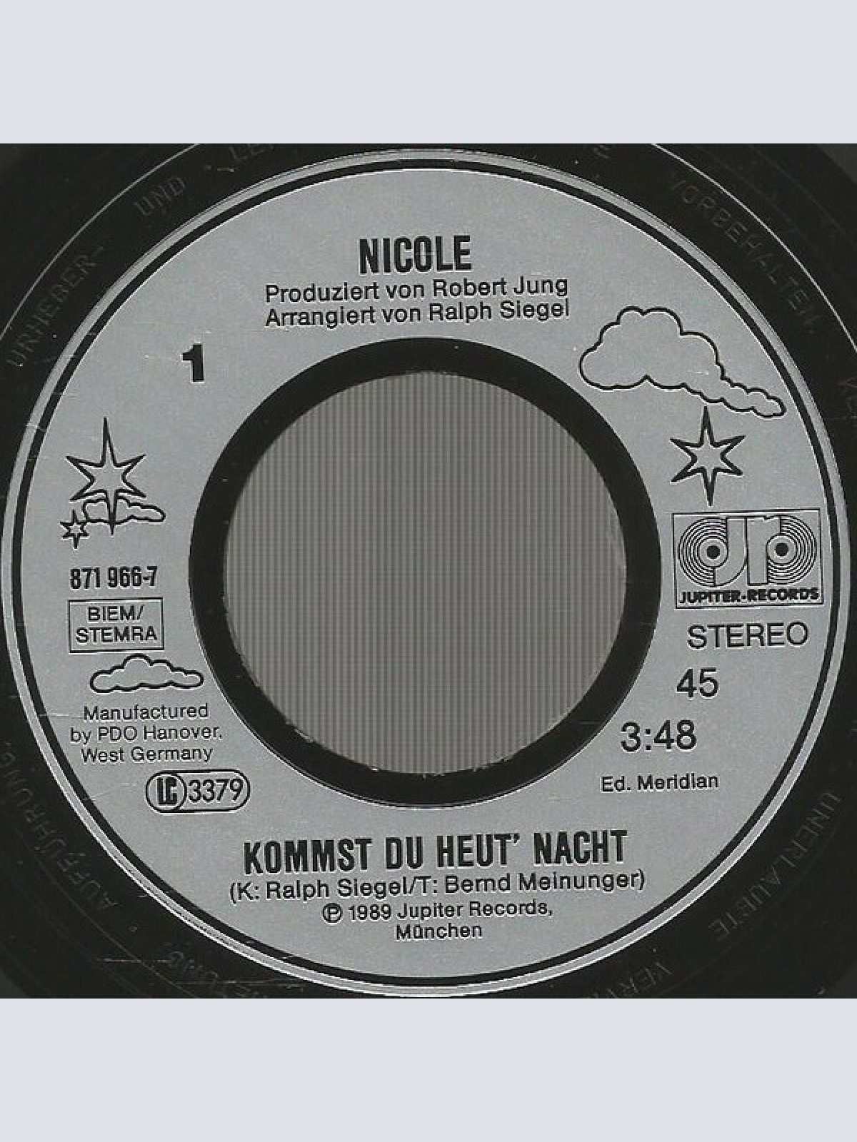 Vinyl / Nicole (2) - Kommst Du Heut' Nacht