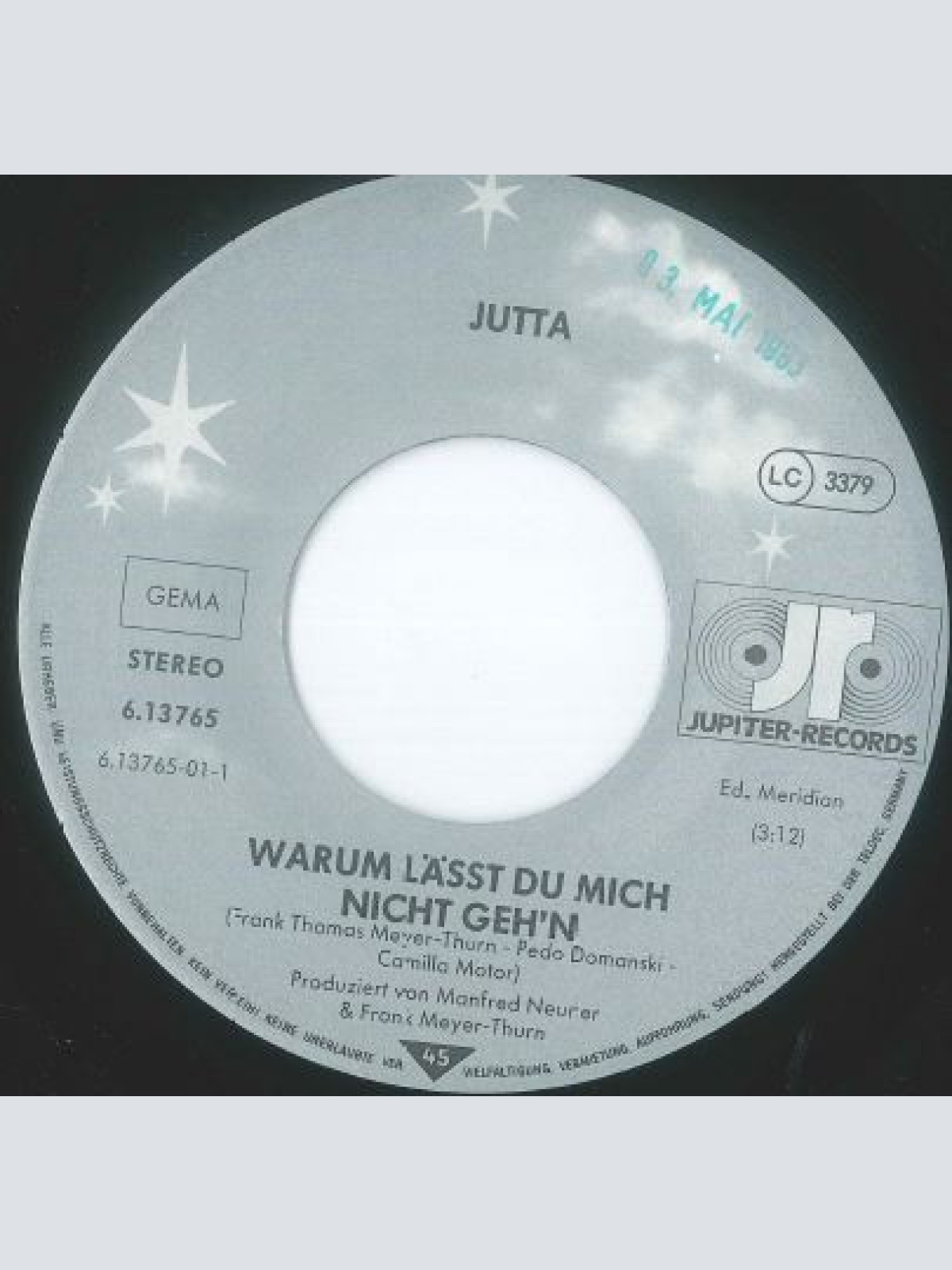 Vinyl / Jutta (5) - Warum Lässt Du Mich Nicht Geh'n