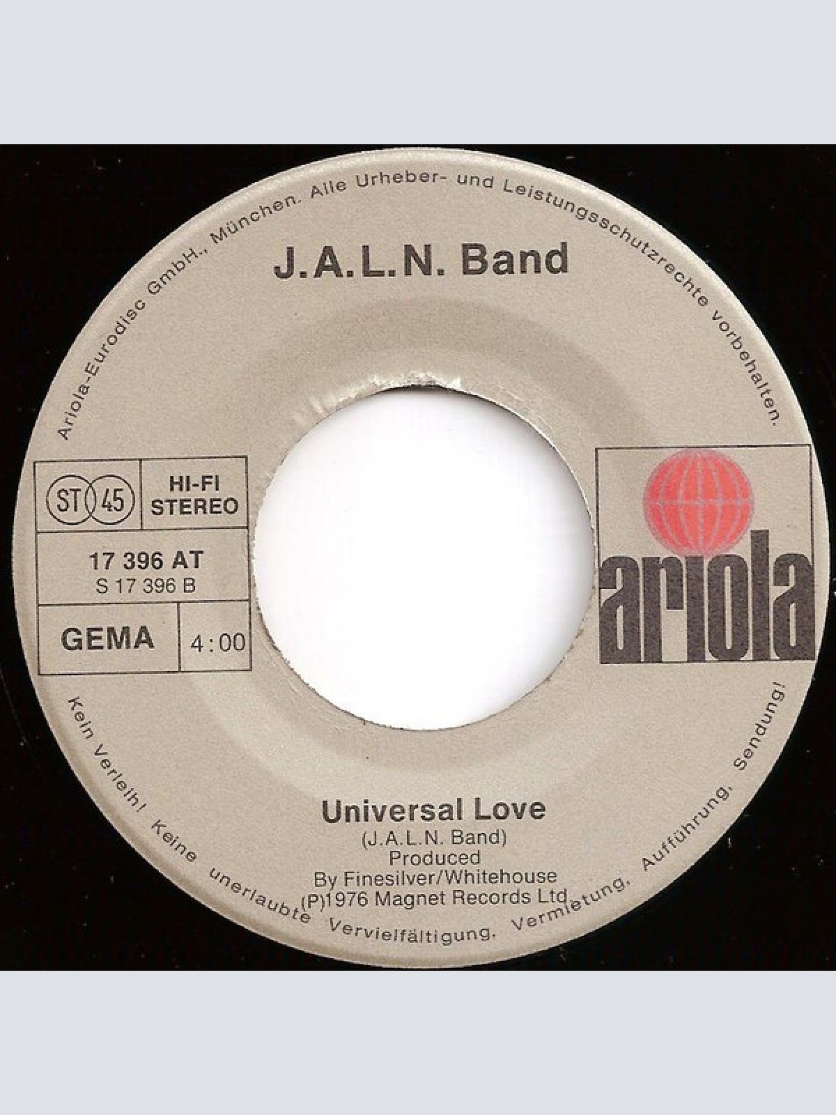 Vinyl / J.A.L.N. Band - Disco Music