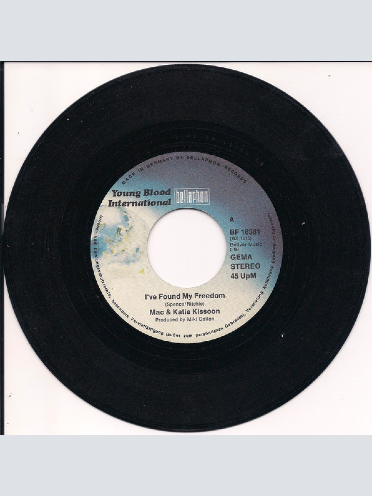 Vinyl / Mac And Katie Kissoon - I've Found My Freedom