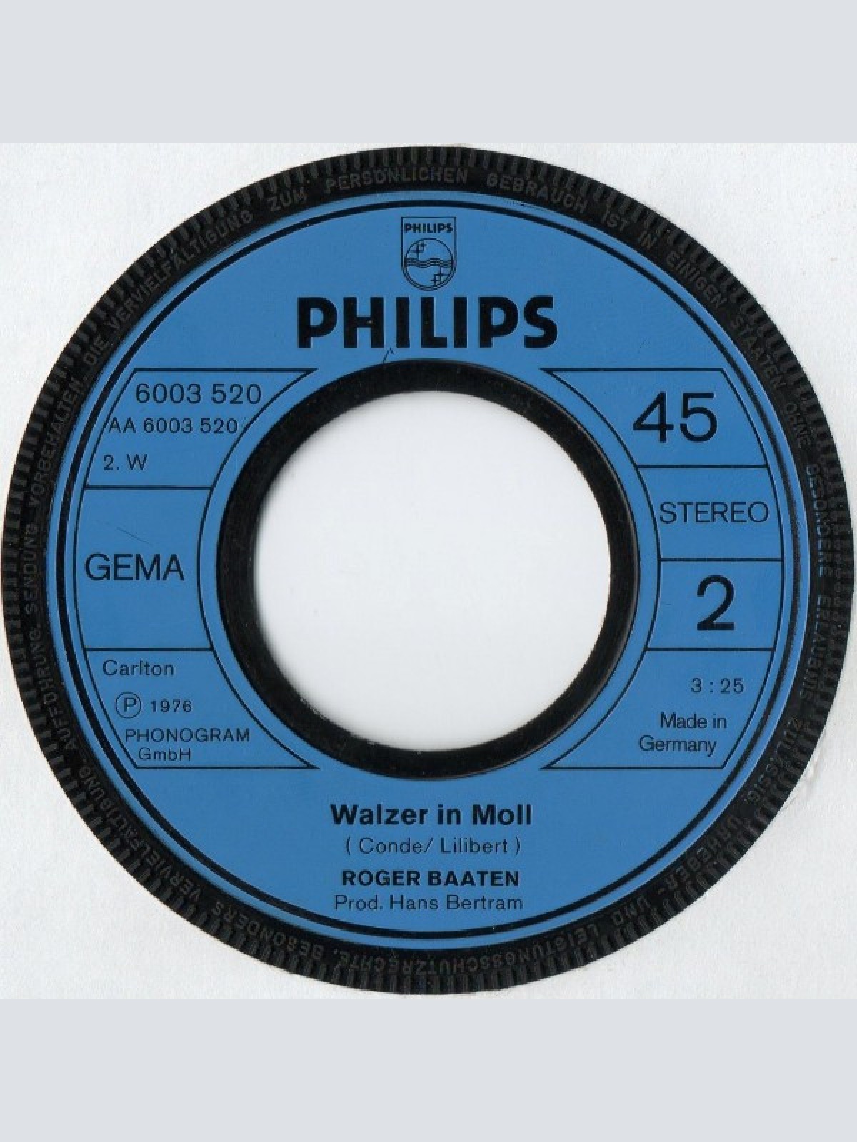 Vinyl / Roger Baaten* - Frag' Nie Warum