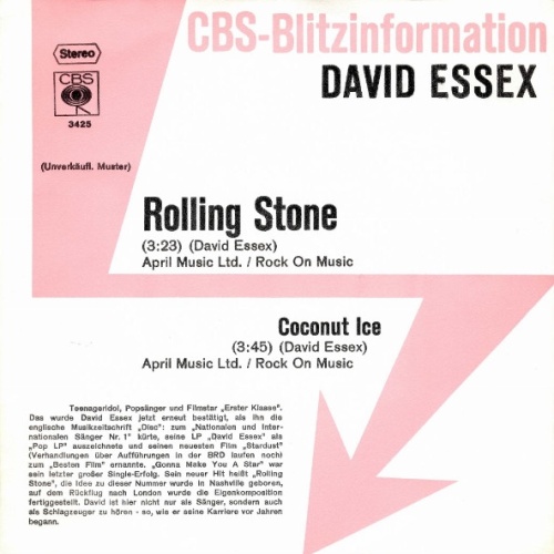 Vinyl / David Essex - Rolling Stone