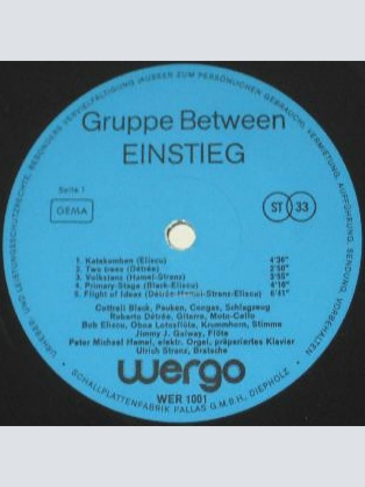 Vinyl / Gruppe Between* - Einstieg