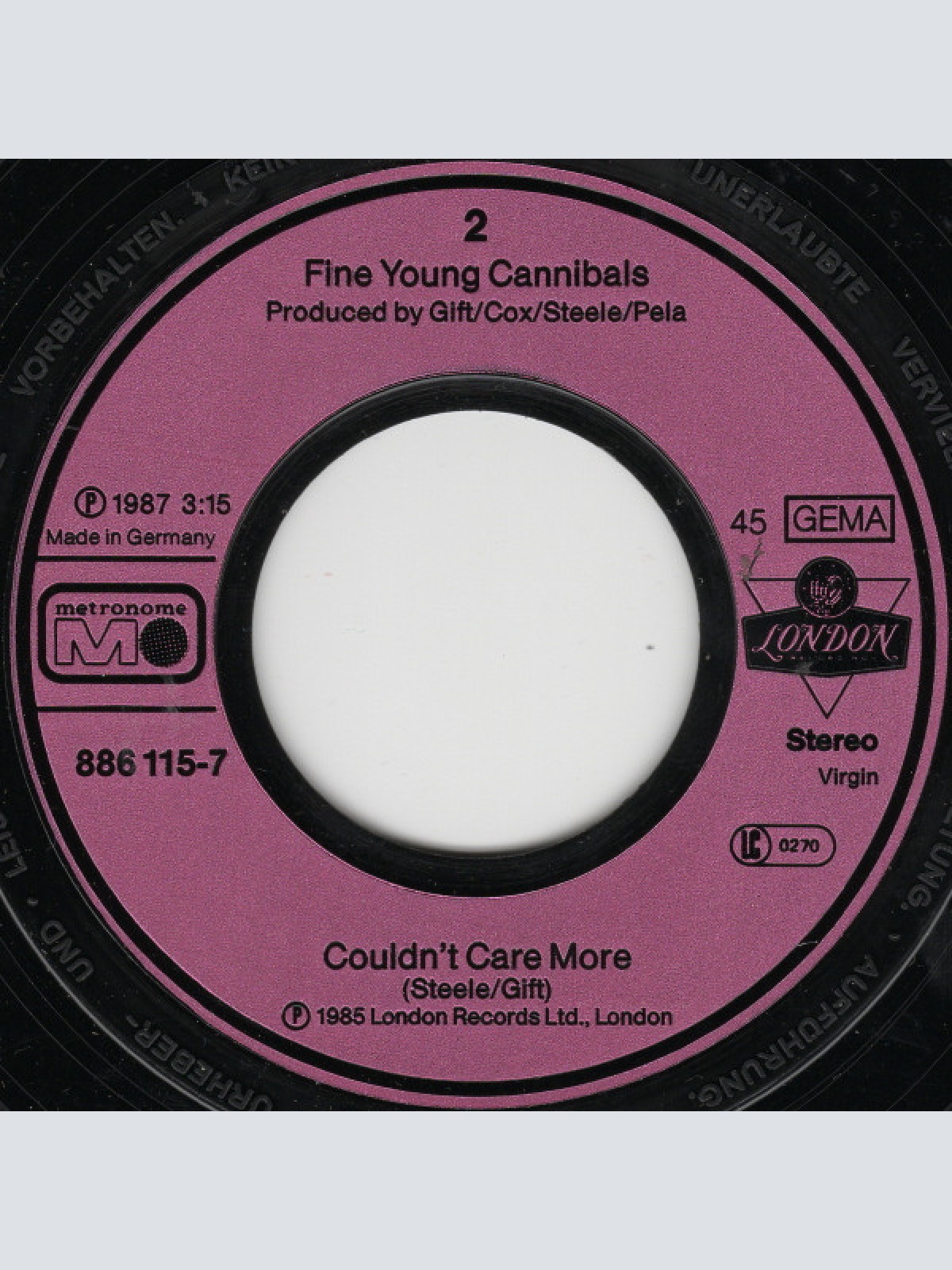 Vinyl / Fine Young Cannibals - Ever Fallen In Love