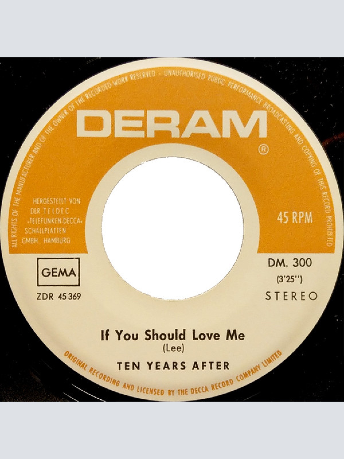 Vinyl / Ten Years After - Love Like A Man