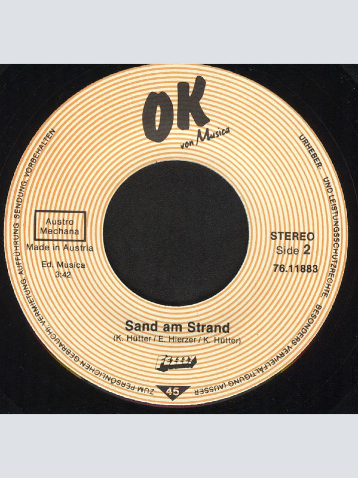Vinyl / Fezzz! - Willst Du Eine Banane? / Sand Am Strand!
