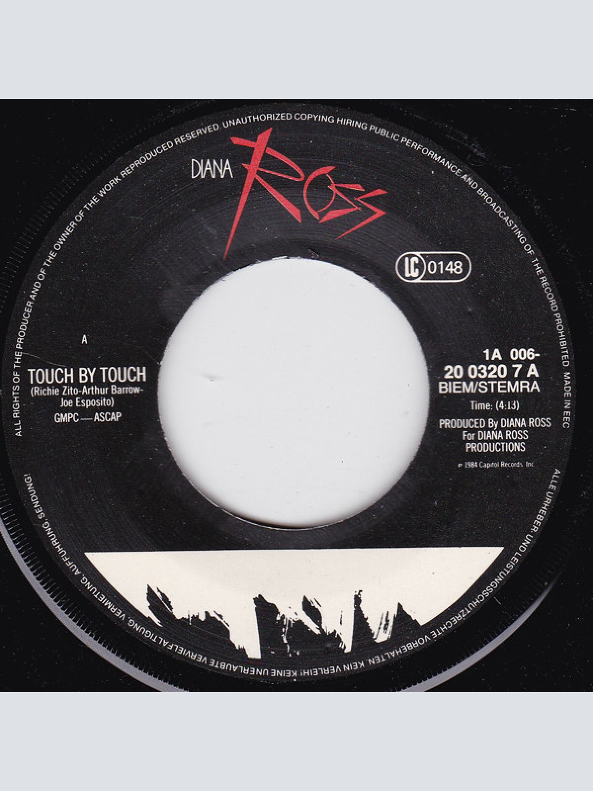 Vinyl / Diana Ross - Touch By Touch b/w Fight For It