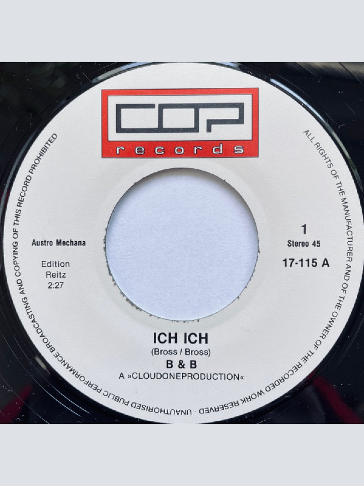 Vinyl / B&B (11) - Ich Ich