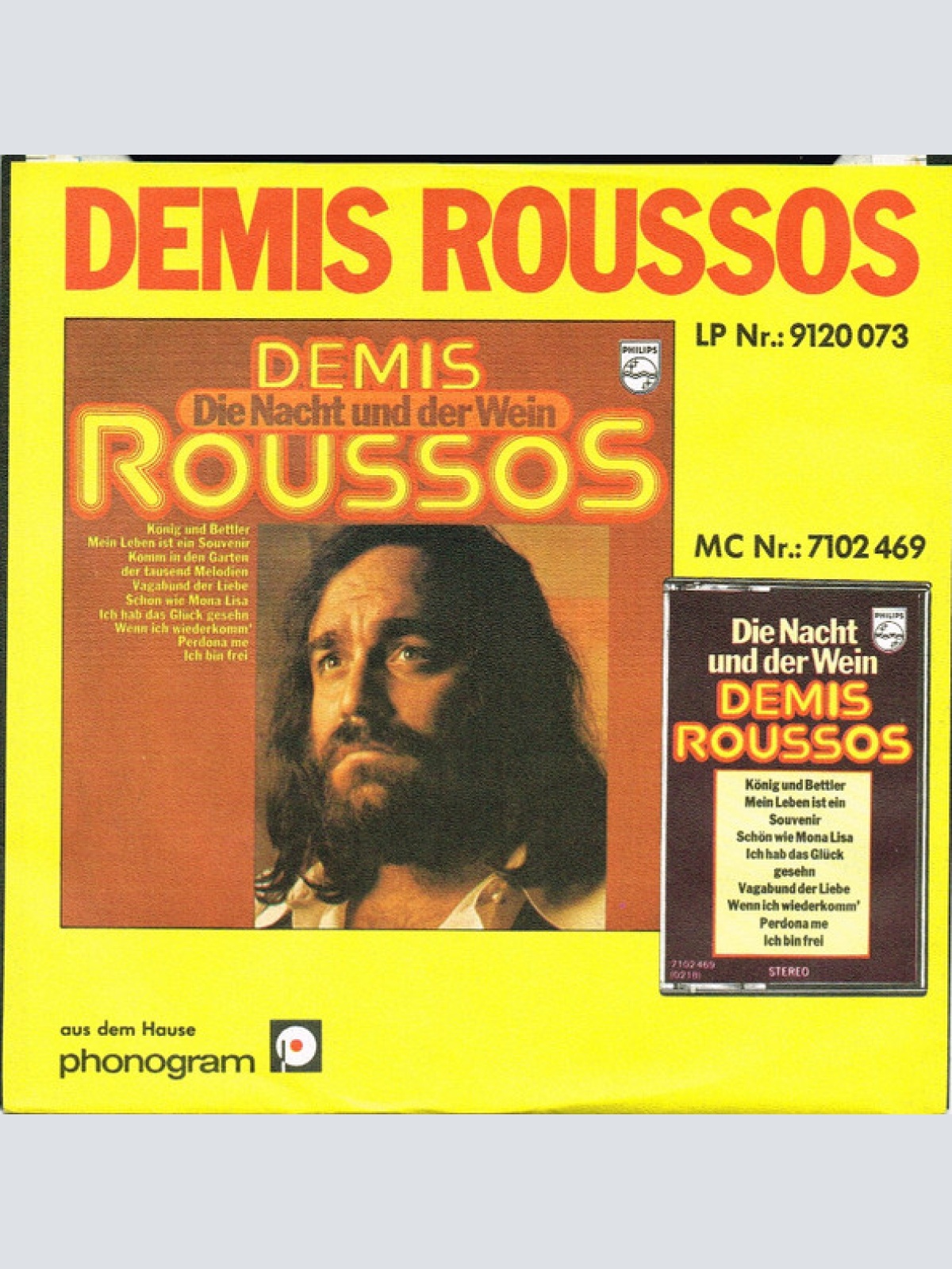 Vinyl / Demis Roussos - Die Bouzouki, Die Nacht Und Der Wein