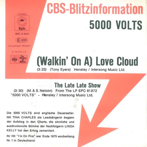Vinyl / 5000 Volts - (Walkin' On A) Love Cloud