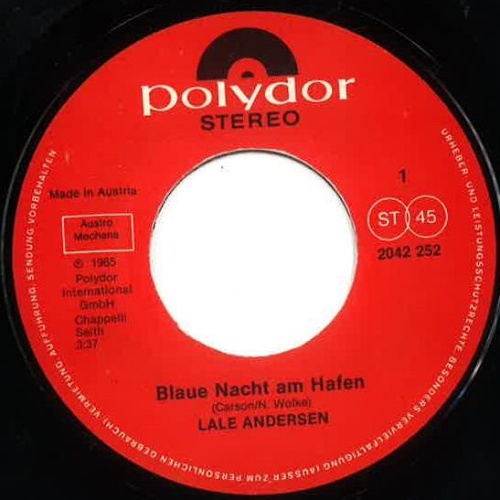 Vinyl / Lale Andersen - Blaue Nacht Am Hafen