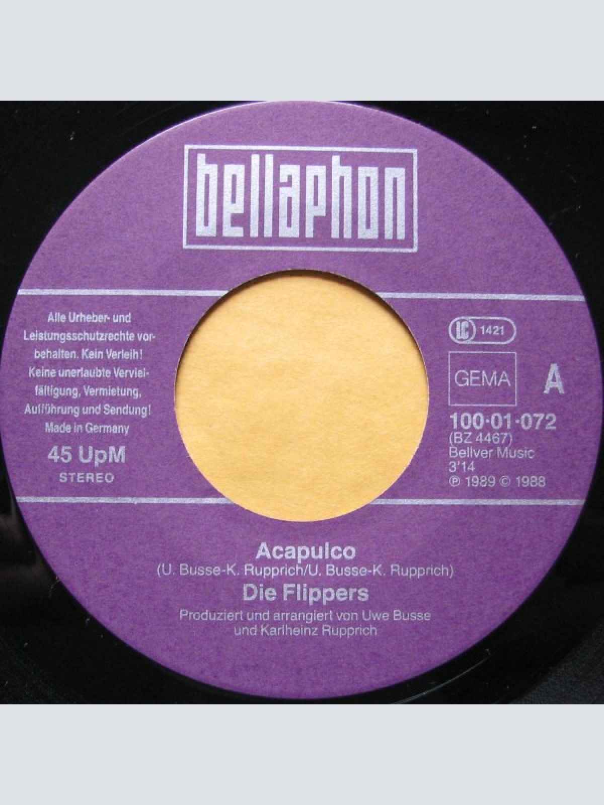 Vinyl / Die Flippers - Acapulco