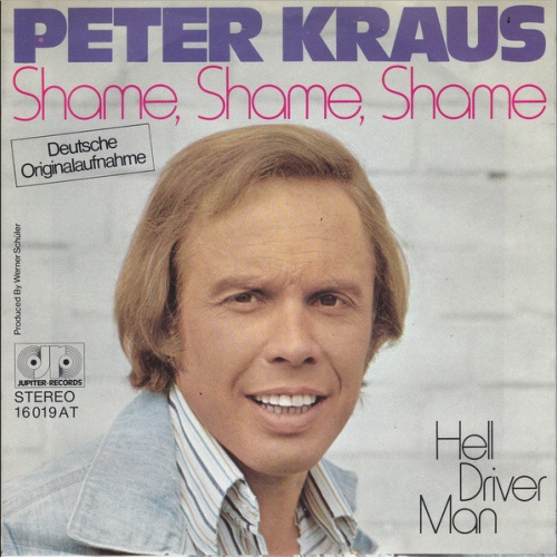 Vinyl / Peter Kraus - Shame, Shame, Shame