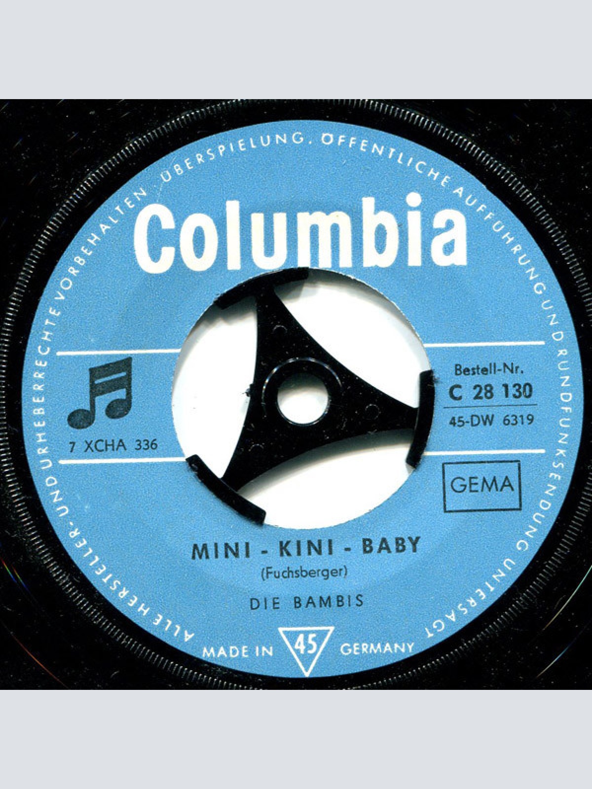 Vinyl / Die Bambis - Melancholie / Mini-Kini Baby