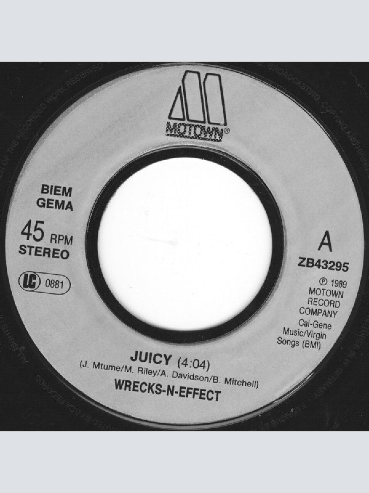 Vinyl / Wrecks-N-Effect - Juicy