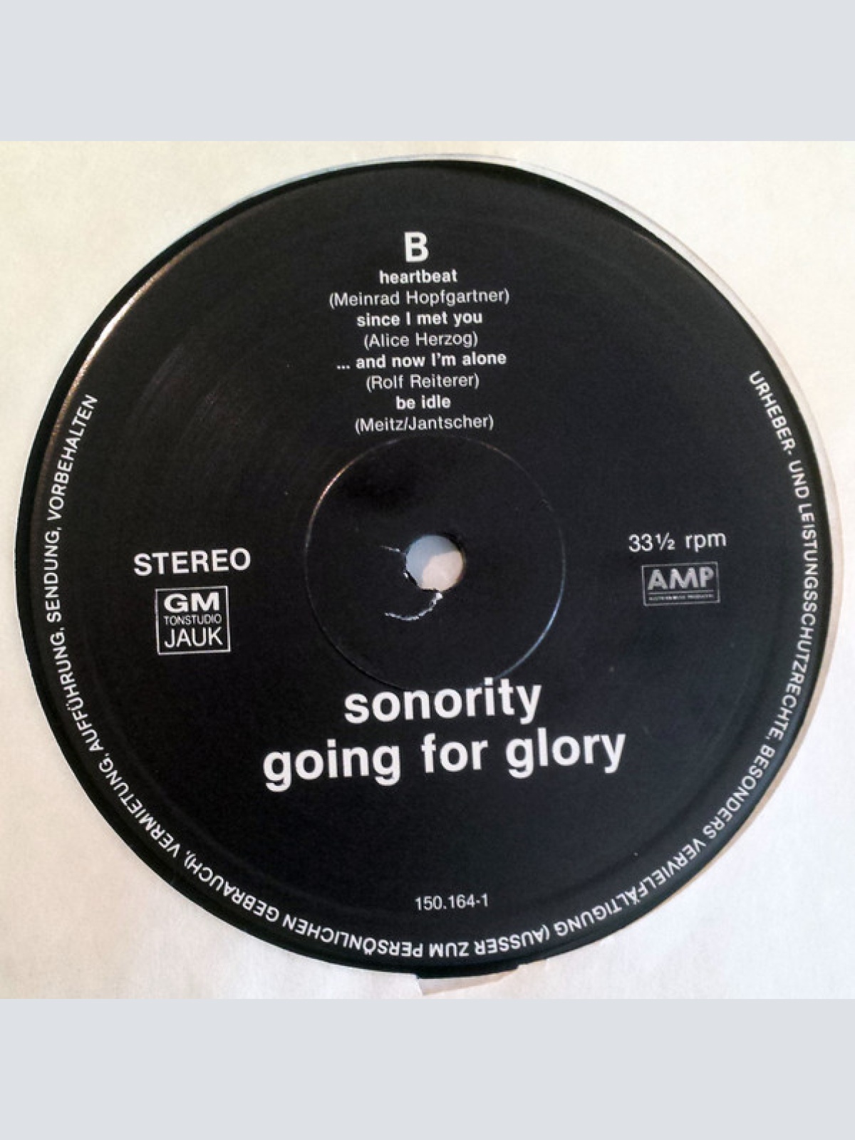 Vinyl / Sonority (3) - Going For Glory