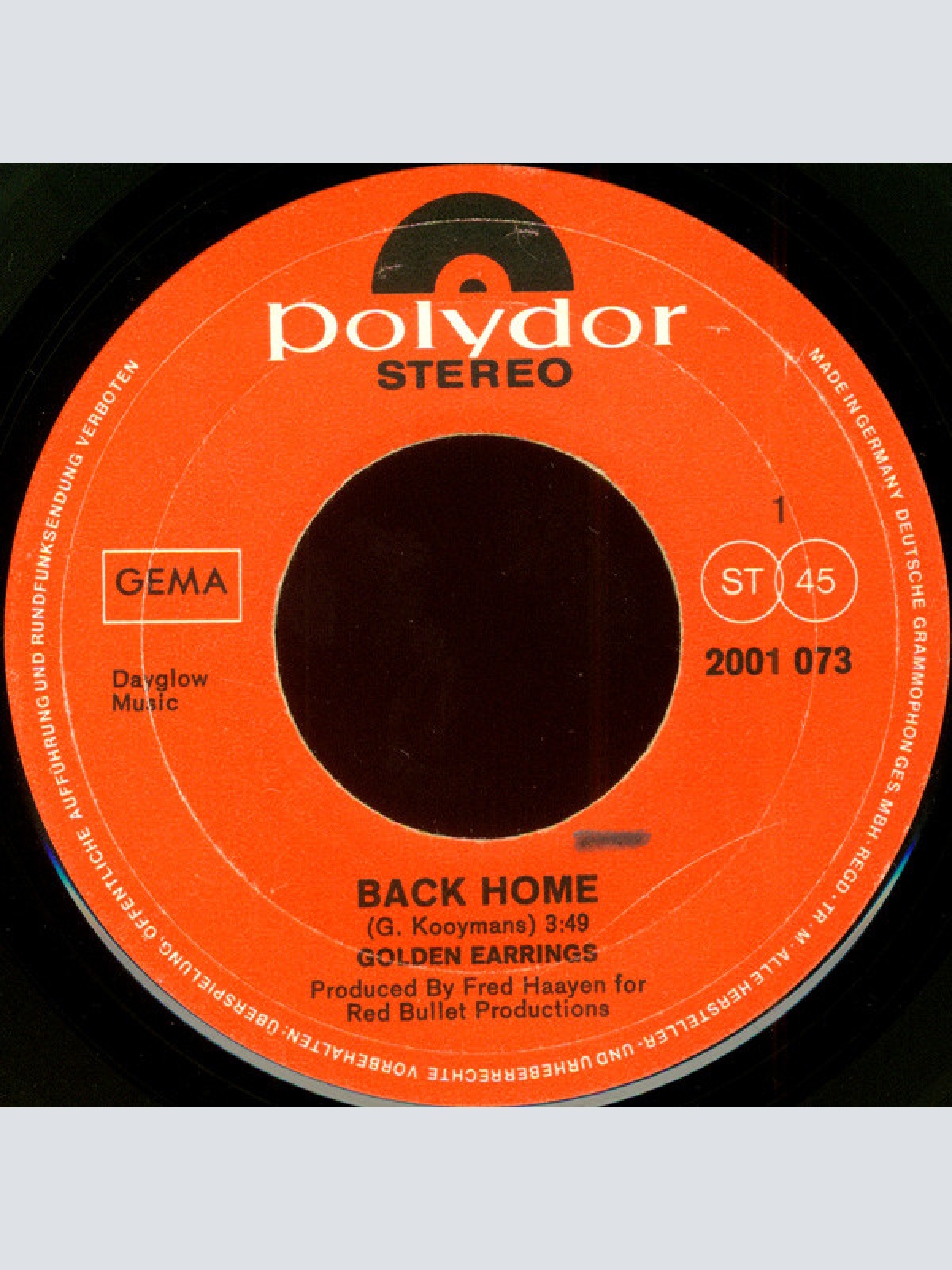 Vinyl / Golden Earring - Back Home