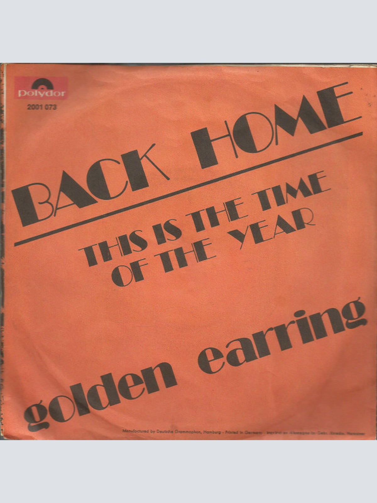 Vinyl / Golden Earring - Back Home