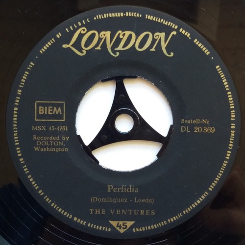 Vinyl / The Ventures - Perfidia / No Trespassing