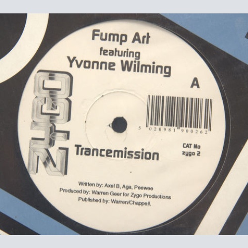 Vinyl / Fump Art Featuring Yvonne Wilming - Trancemission