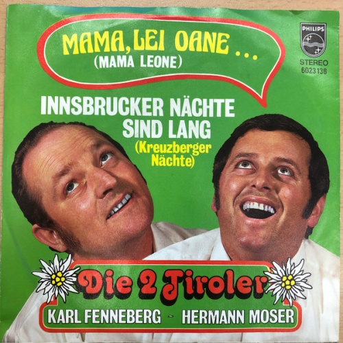 Vinyl / Duo Fenneberg-Moser - Mama, Lei Oane ... / Innsbrucker Nächte Sind Lang
