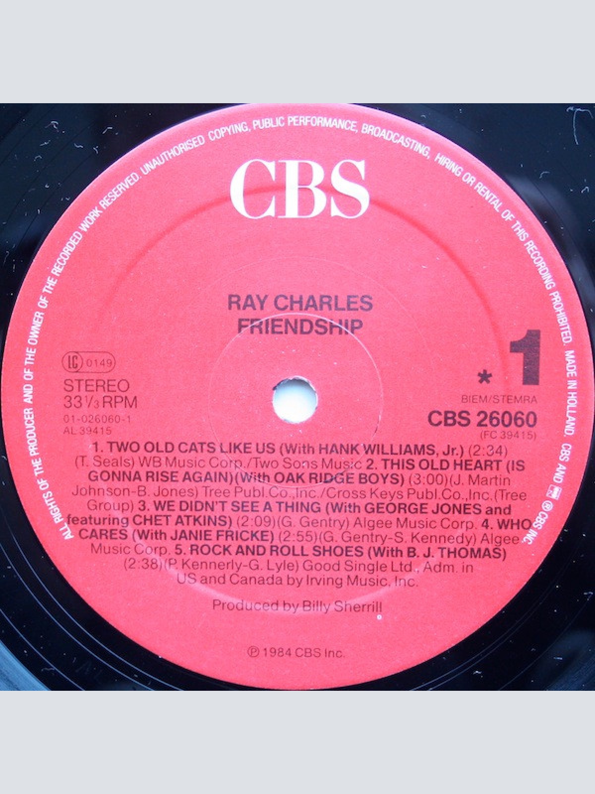 Vinyl / Ray Charles - Friendship