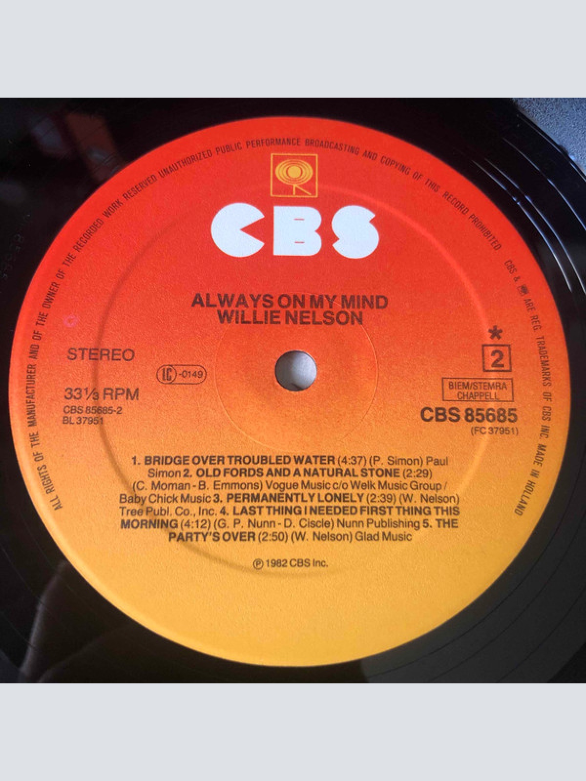 Vinyl / Willie Nelson - Always On My Mind