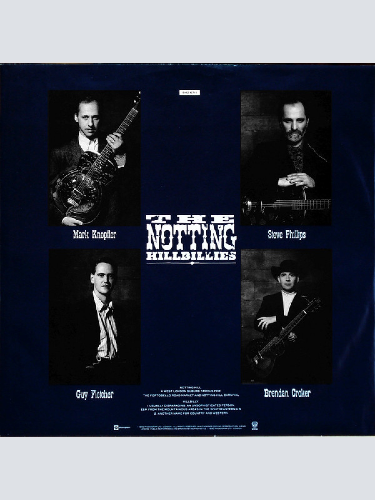 Vinyl / The Notting Hillbillies - Missing...Presumed Having A Good Time